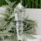 Clear Quartz Wand with Stand High Quality Crystal 110g 115mm