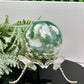 Moss Agate Sphere High Quality Crystal Ball 322g 63mm