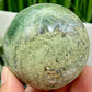 Moss Agate Sphere High Quality Crystal Ball 322g 63mm