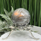 Labradorite Sunset Sphere Healing Crystal Ball Flashy Gemstone 240g 55mm