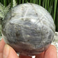Labradorite Sunset Sphere Healing Crystal Ball Flashy Gemstone 240g 55mm
