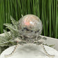Labradorite Purple Sunset Sphere Healing Crystal Ball Flashy Gemstone 240g 55mm