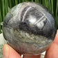 Labradorite Purple Sphere Healing Crystal Ball Flashy Gemstone 170g 48mm
