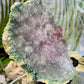 Flower Amethyst Celadonite RARE Cluster High Quality Crystal with Stand 734g