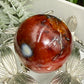 Carnelian in Orca Agate Sphere Healing Crystal Ball 72g 38mm