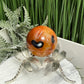 Carnelian in Orca Agate Sphere Healing Crystal Ball 107g 43mm