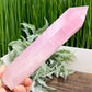 Rose Quartz Tower Translucent Healing Crystal Generator 870g