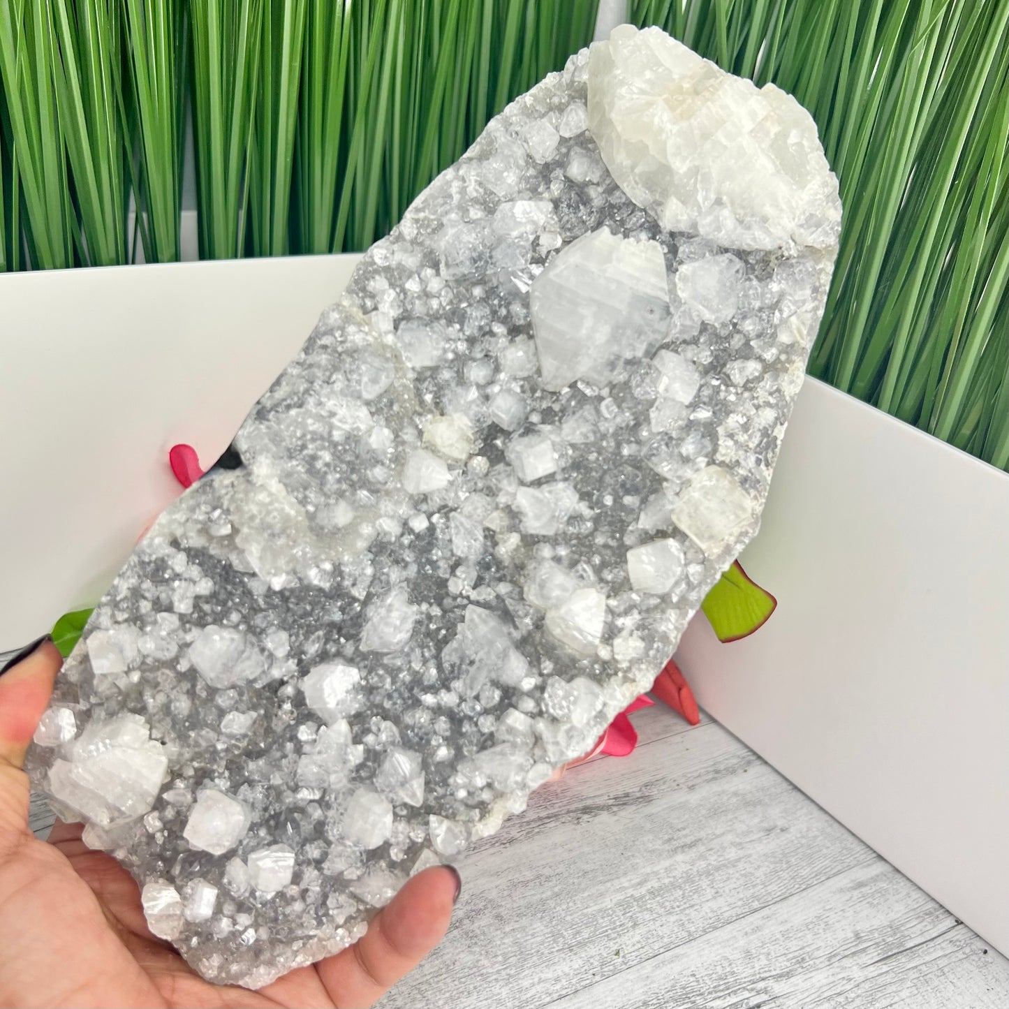 Apophyllite Cluster Natural Crystal Clear Large Specimen 1887g