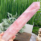 Rose Quartz Huge Tower Translucent Healing Crystal Generator 2562g 365mm