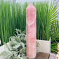 Rose Quartz Huge Tower Translucent Healing Crystal Generator 2562g 365mm