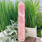 Rose Quartz Huge Tower Translucent Healing Crystal Generator 2562g 365mm