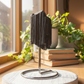Black Tourmaline Schorl Hay Stack Raw Specimen with Stand Crystal 206g