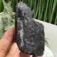 Black Tourmaline Schorl Hay Stack Raw Specimen with Stand Crystal 218g
