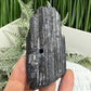 Black Tourmaline Schorl Hay Stack Raw Specimen with Stand Crystal 218g