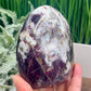 Plum Tourmaline Free Form Flame Healing Crystal Carving 738g