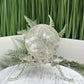 Clear Quartz with Hematoid Fire Quartz Sphere Crystal Ball 260g 57mm