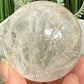 Clear Quartz with Hematoid Fire Quartz Sphere Crystal Ball 260g 57mm