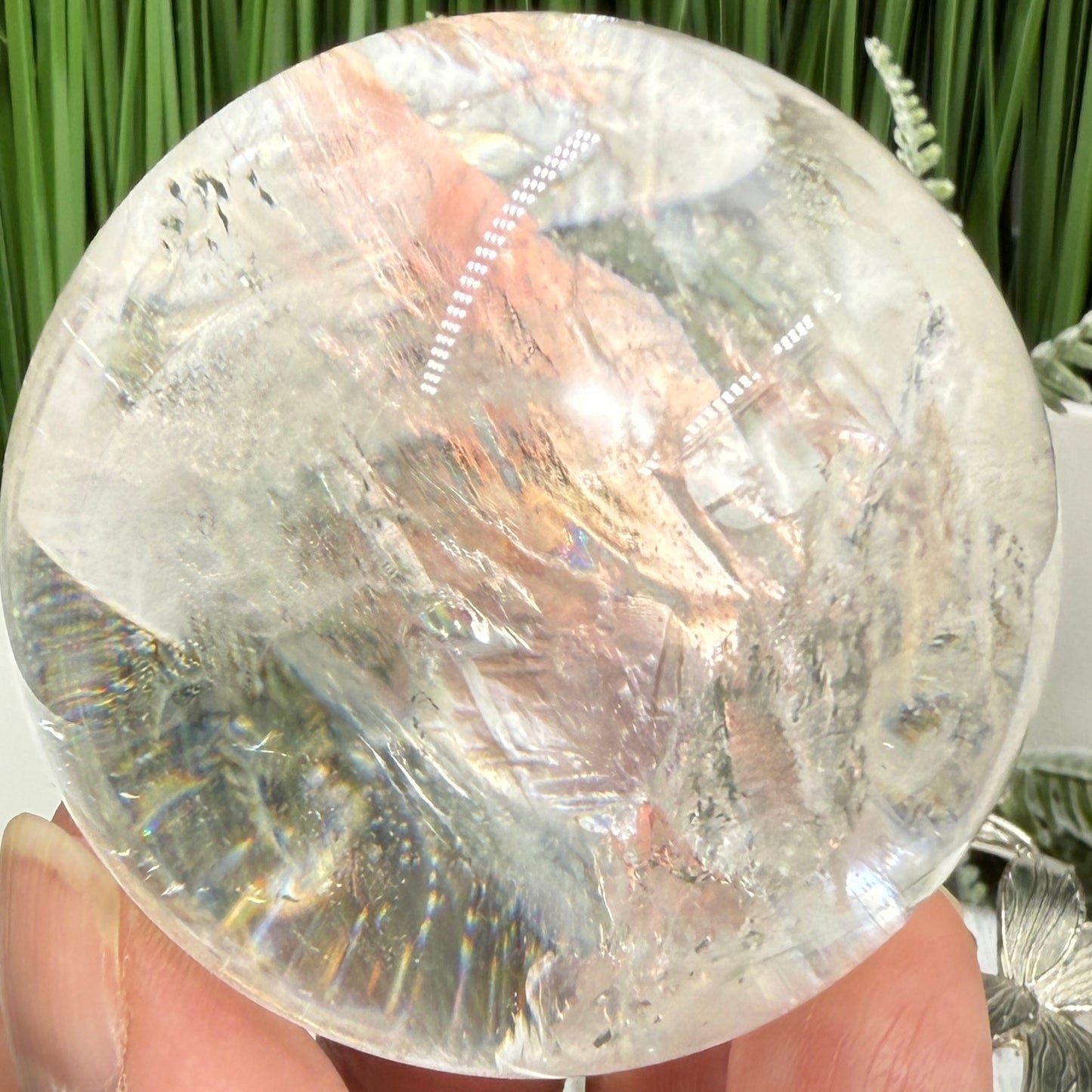 Clear Quartz Sphere Crystal Ball 212g 53mm