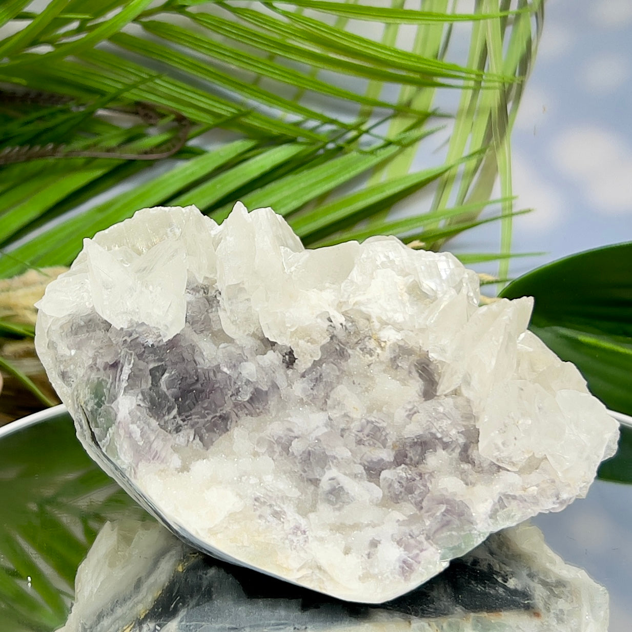 Sugar Fluorite Calcite Raw Specimen Natural Mineral Crystal 758g