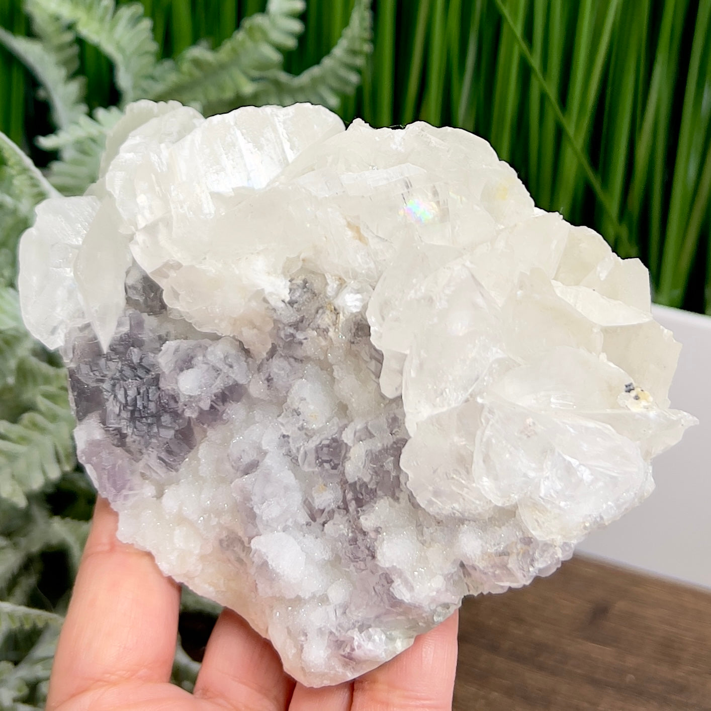 Sugar Fluorite Calcite Raw Specimen Natural Mineral Crystal 758g