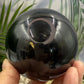 Black Obsidian Sphere Large Crystal Ball 669g 79mm Diameter