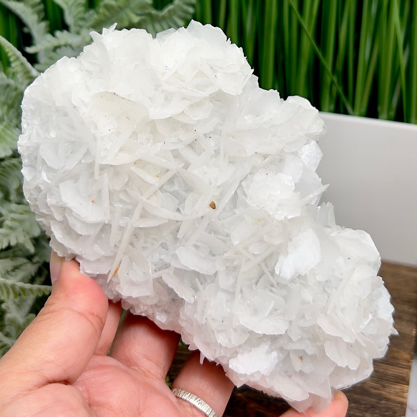 Rose Calcite Raw Specimen Natural Mineral Crystal 966g