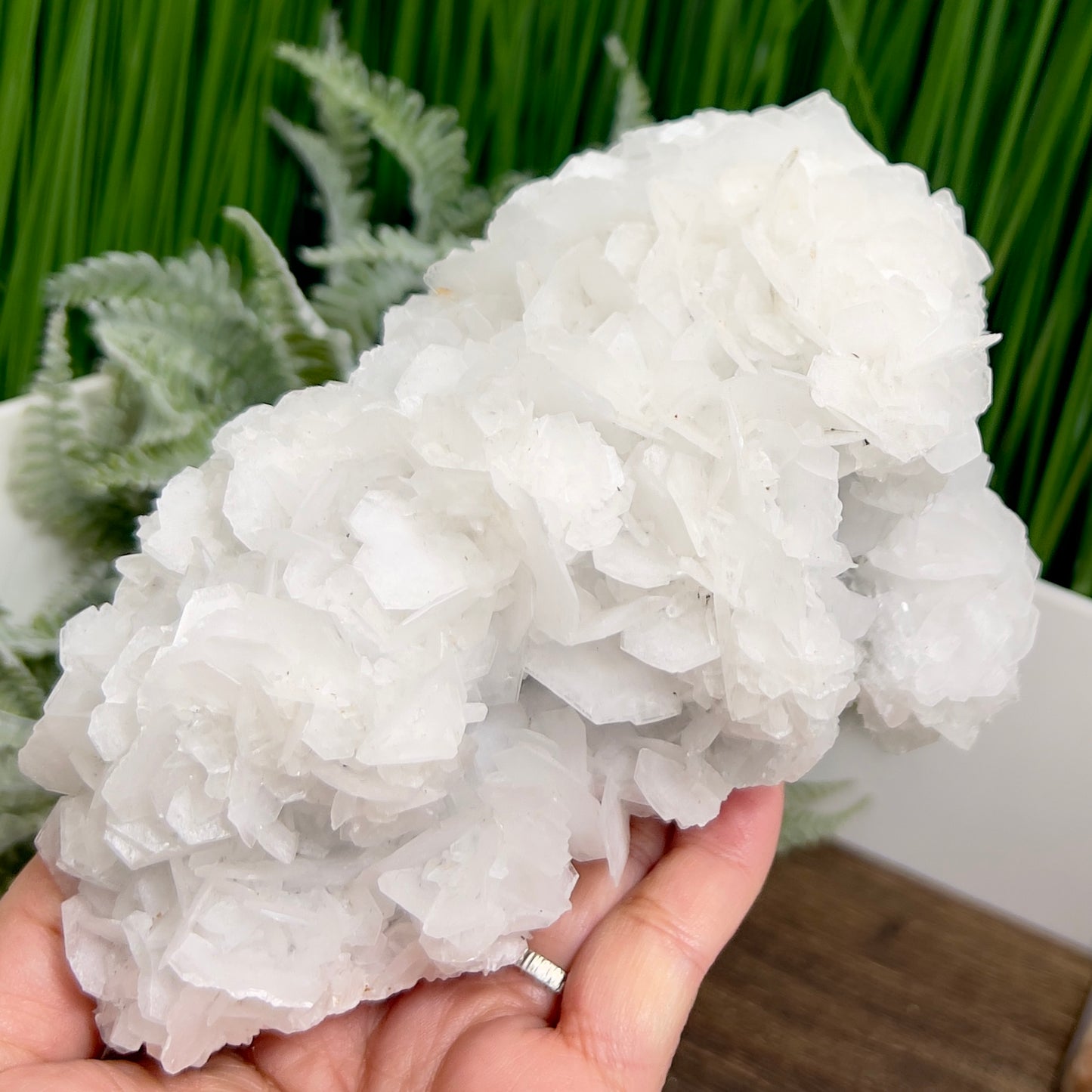 Rose Calcite Raw Specimen Natural Mineral Crystal 966g