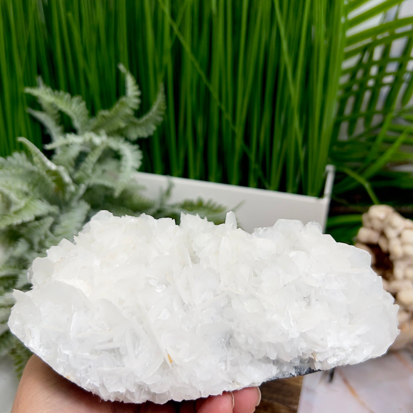 Rose Calcite Raw Specimen Natural Mineral Crystal 966g