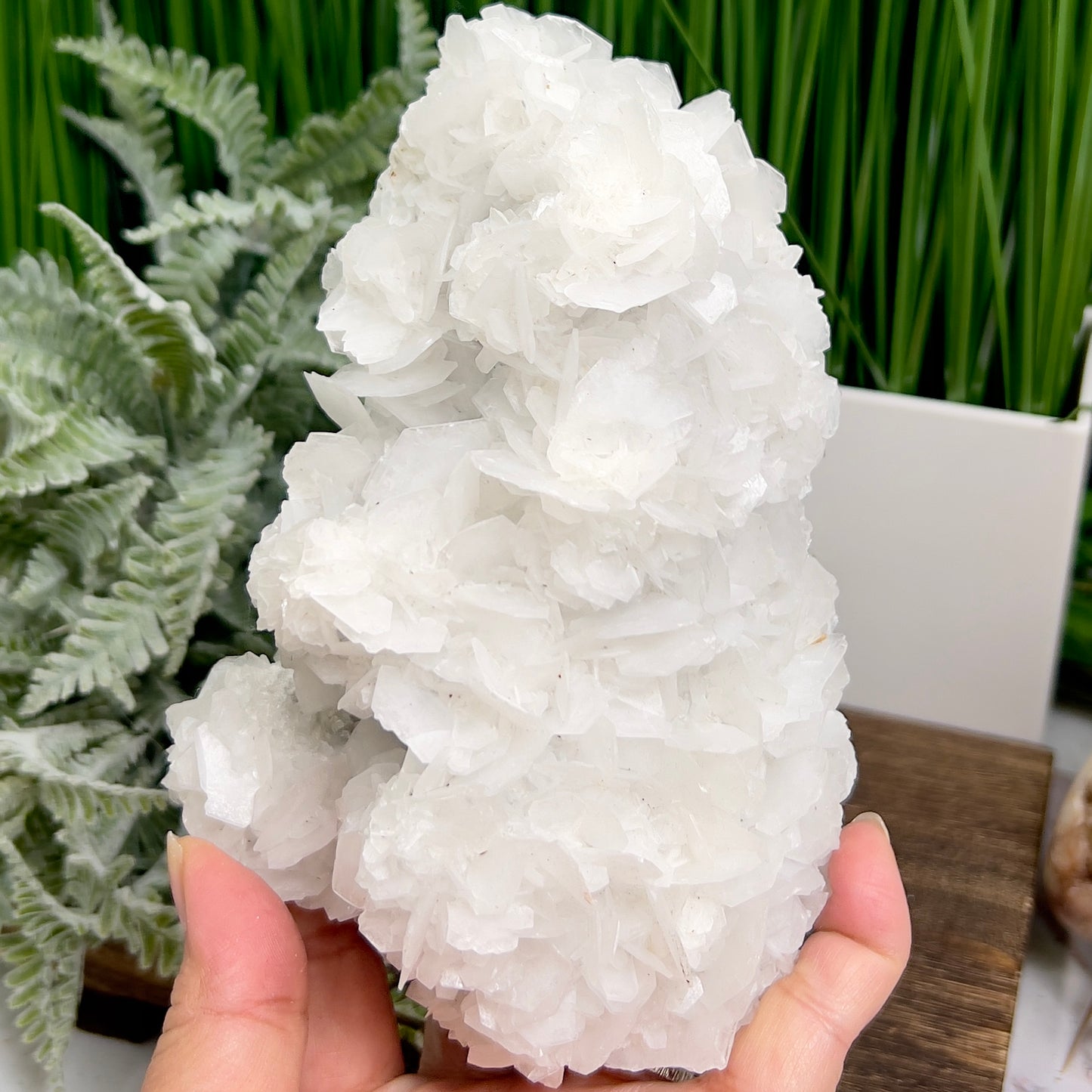 Rose Calcite Raw Specimen Natural Mineral Crystal 966g