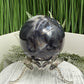 Volcanic Agate Quartz Sphere UV Reactive Crystal Ball 592g 75mm