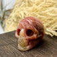 Carnelian Skull 2 Inches Rare Hand Carved Crystal Carving