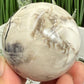 Volcanic Agate Quartz Sphere UV Reactive Crystal Ball 226g 56mm