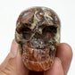 Money Agate Indonesian bloodstone Skull 2 Inches Rare Hand Carved Crystal Carving