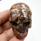 Money Agate Indonesian bloodstone Skull 2 Inches Rare Hand Carved Crystal Carving
