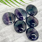 Rainbow Fluorite Palm Stone Crystal Worry Meditation YOU CHOOSE
