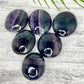 Rainbow Fluorite Palm Stone Crystal Worry Meditation YOU CHOOSE