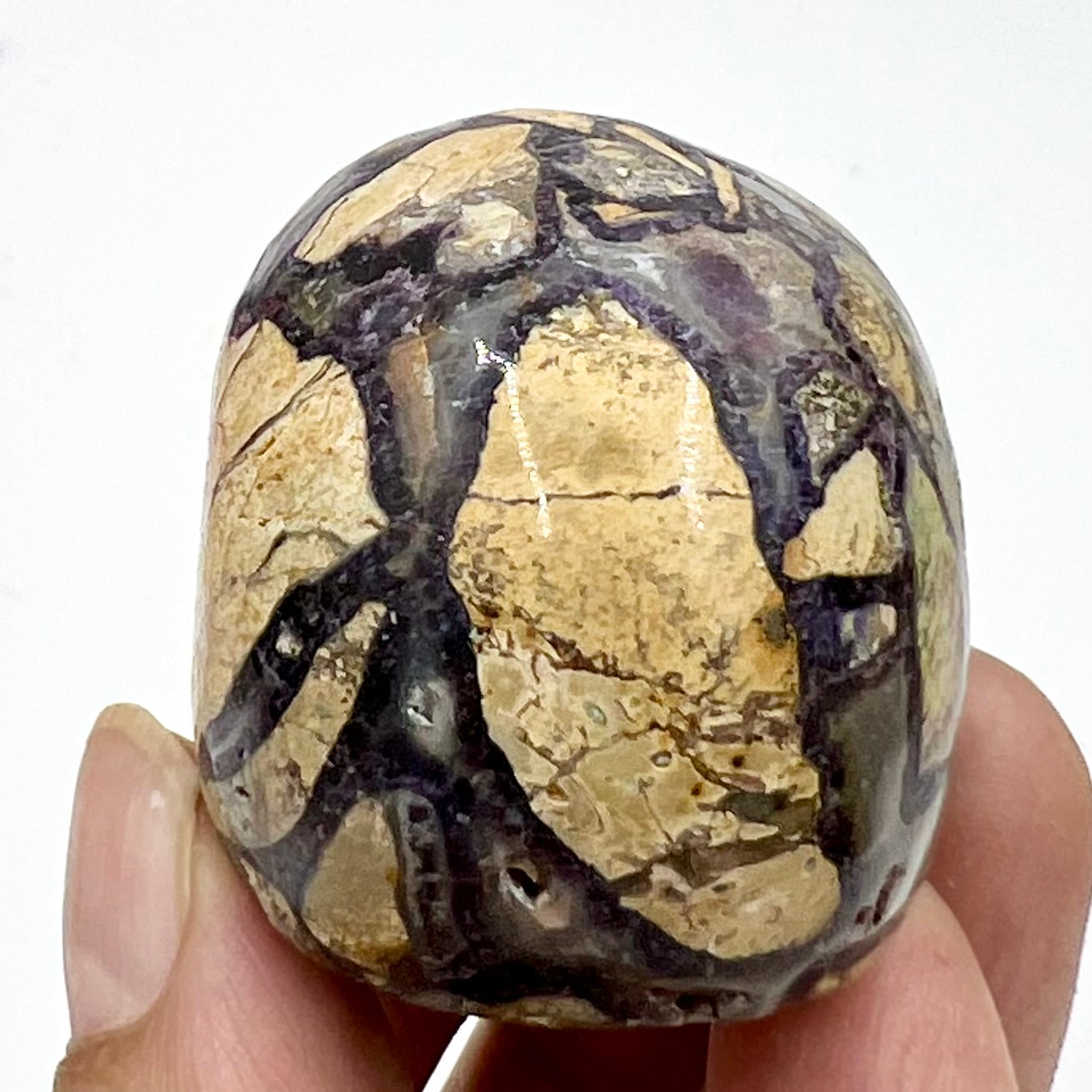 Brecciated Jasper Skull 2 Inches Hand Carved Crystal Carving