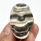 Zebra Phantom Calcite Skull 2 Inches Hand Carved Crystal Carving
