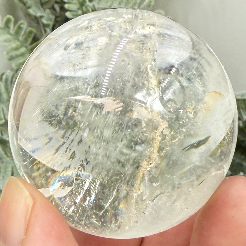 Clear Quartz Sphere Crystal Ball 98g 41mm