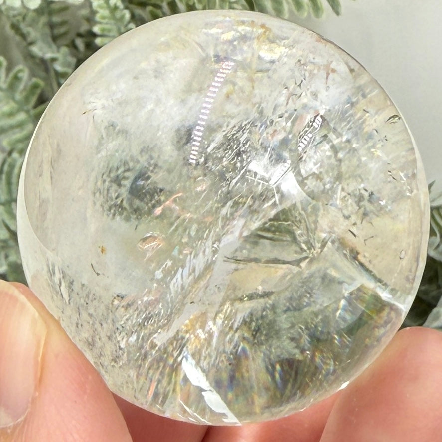 Clear Quartz Sphere Crystal Ball 98g 41mm