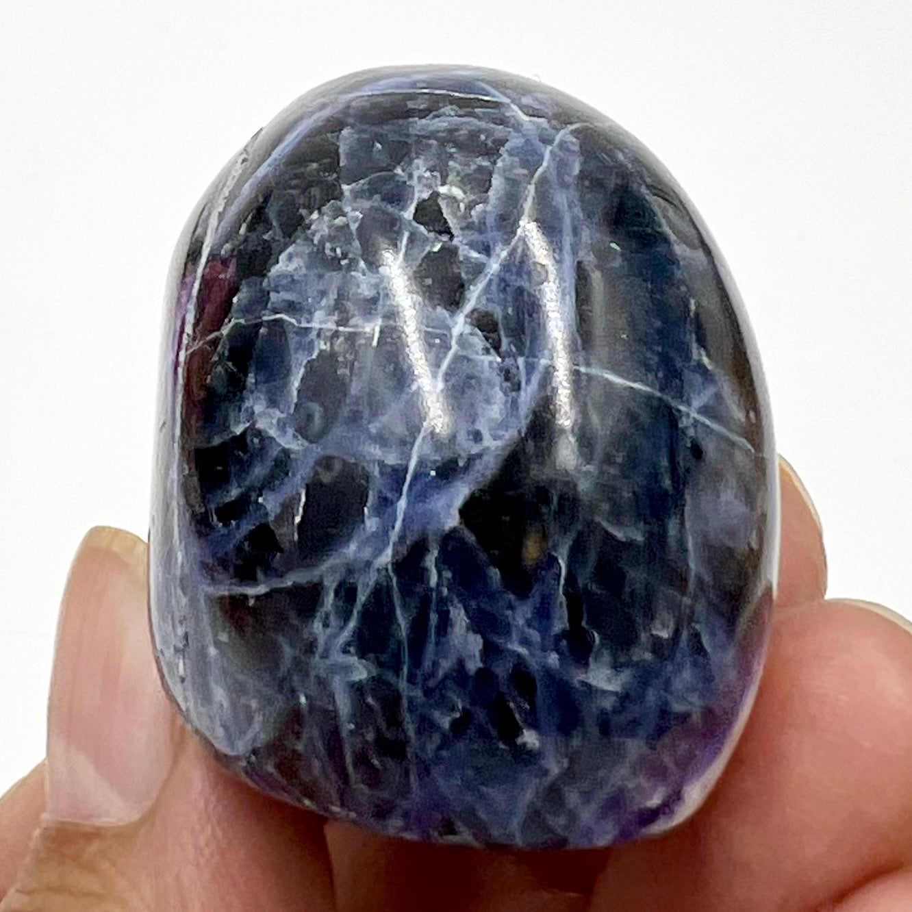 Sodalite Skull 2 Inches Hand Carved Crystal Carving