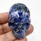 Sodalite Skull 2 Inches Hand Carved Crystal Carving
