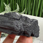 Black Tourmaline Schorl Hay Stack Raw Specimen with Stand Crystal 204g