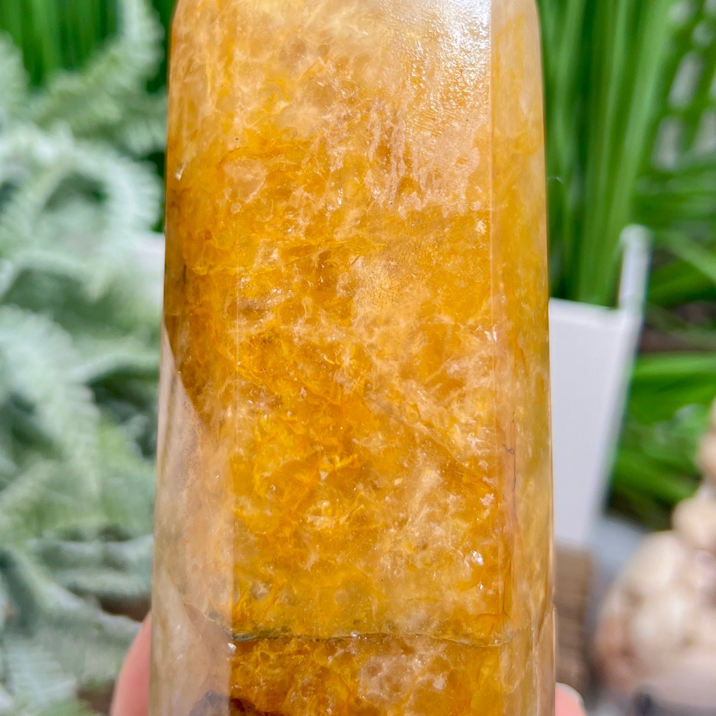 Golden Healer Quartz Tower Healing Crystal Generator 548g
