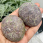Ruby in Kyanite Palm Stones Worry UV Reactive Crystals YOU CHOOSE