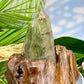 Lodolite Garden Scenic Quartz Free Form with Stand Crystal 420g