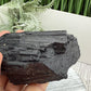 Black Tourmaline Schorl Hay Stack Raw Specimen with Stand Crystal 251g