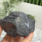 Black Tourmaline Schorl Hay Stack Raw Specimen with Stand Crystal 251g