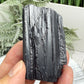 Black Tourmaline Schorl Hay Stack Raw Specimen with Stand Crystal 111g