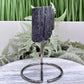 Black Tourmaline Schorl Hay Stack Raw Specimen with Stand Crystal 111g